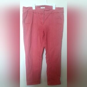 Loft Coral Pink Jeans